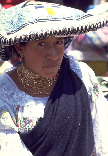 Otavalo Indian Girl, Ecuador. Photo Credit: http://www.geocities.com/TheTropics/8106/SouthAmerica/gallery.htm